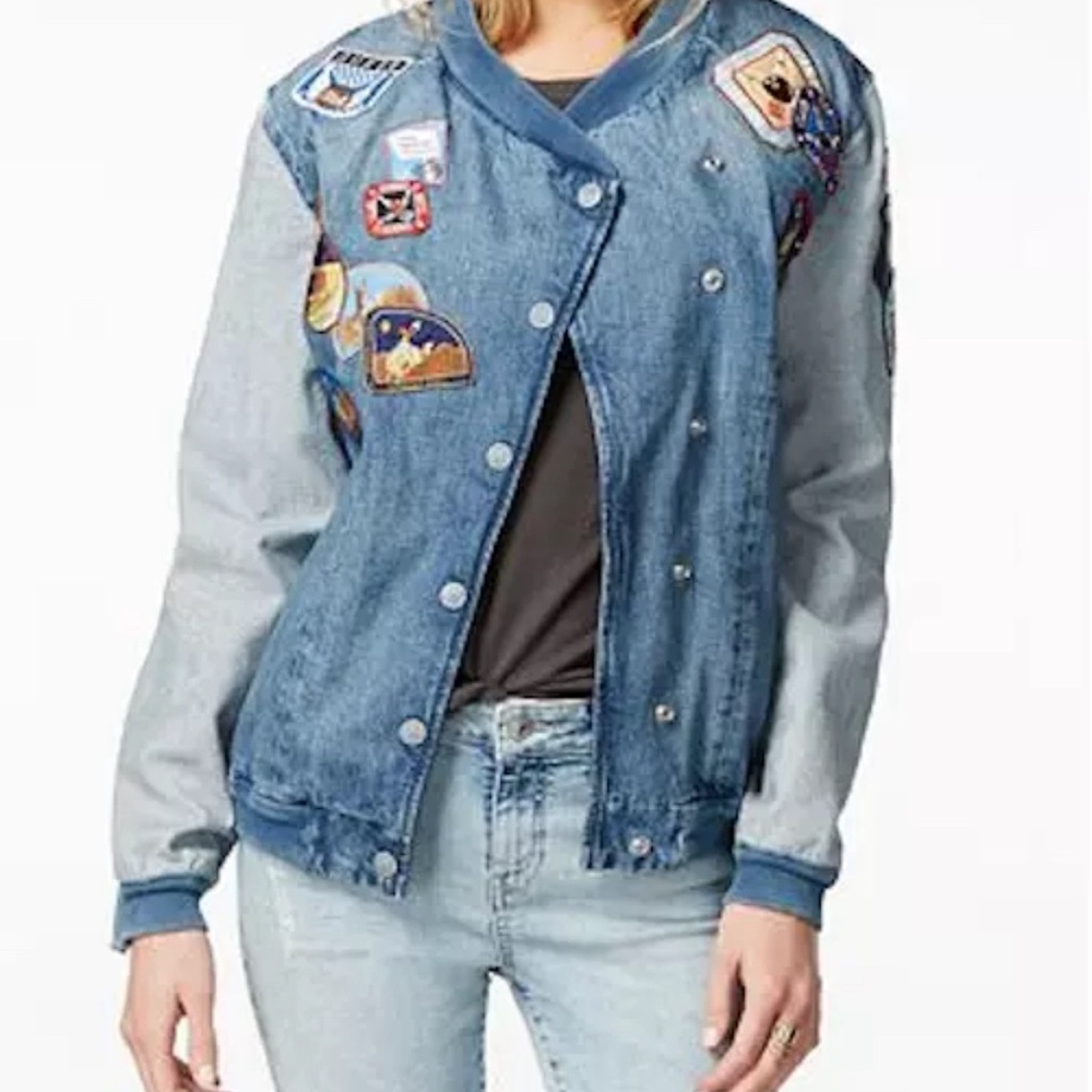 GUESS ORIGINALS Patched
Bomber Jacket, Small